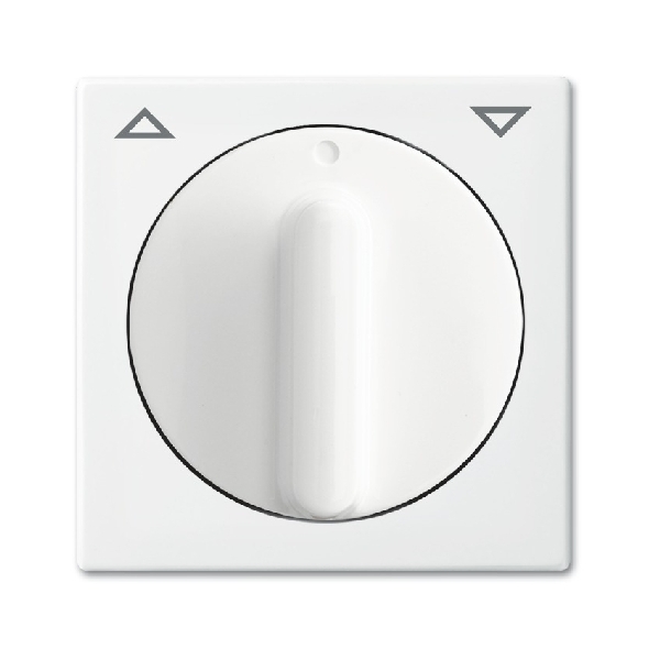 Busch-jaeger Centraalplaat met knop jalouzie 27 Si-b 2542 dr 914 (2CKA001753A0231) afbeelding 2