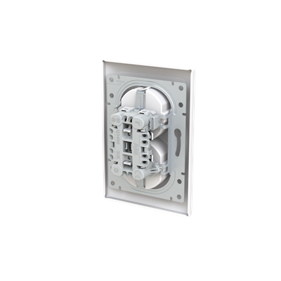 Busch-Jaeger dubbel stopcontact inbouw  wit - Balance SI serie (302EUJT-914)