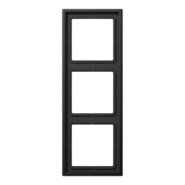 Afdekraam slv 3v aluminium dark LS afbeelding 2