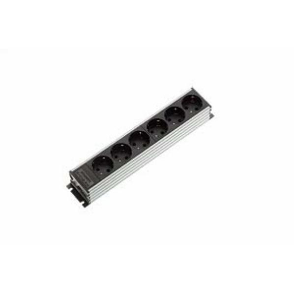 Tafelcontactdoos 4 stopcontacten zwart 1102ZLS 4V