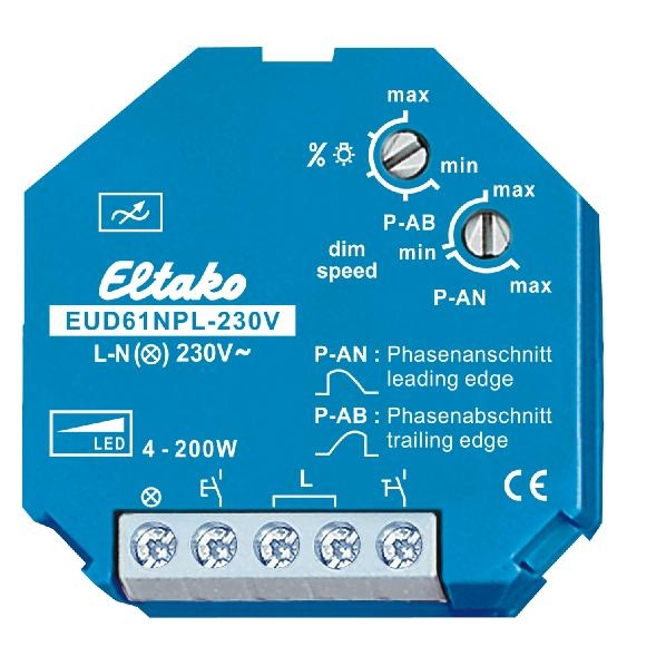 LED dimmer Eltako EUD61NPL (61100832) afbeelding 2