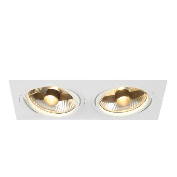 SLV 315037 NEW TRIA ES111 SQUARE WHITE 2X afbeelding 2