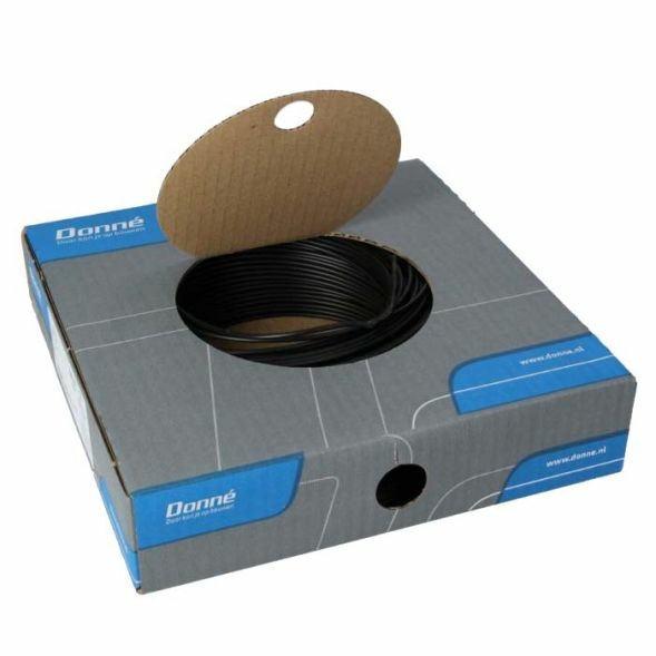Donné Installatiedraad VD H07V-U Eca -D- zwart 1,5 mm² (doos 100m) D08402D3