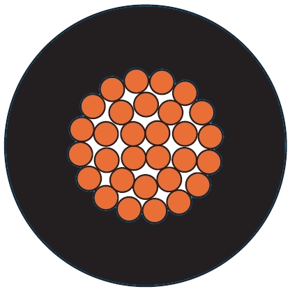 Montagesnoer VDS 1,5 mm² zwart 90° Eca ring 100m afbeelding 1