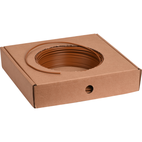 Dynamic Installatiedraad VD H07V-U Eca 2,5 mm² KEMA (doos 100m) bruin H7VUE011203