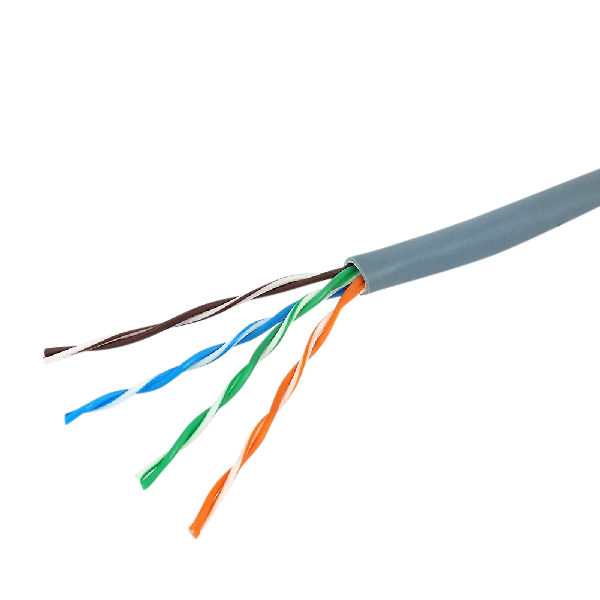 Datakabel U/UTP CAT6 4x2xAWG23 Eca, grijs D305 afbeelding 2