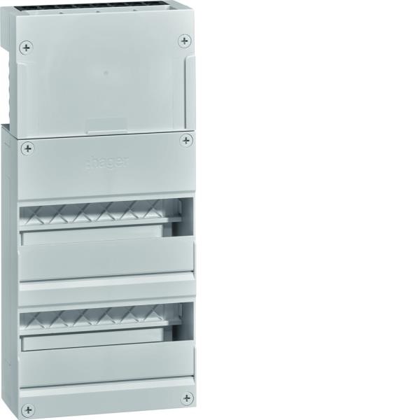 Hager Opbouwverdeler Vision 220x475mm, 2x12modulen IP30 VKG22S