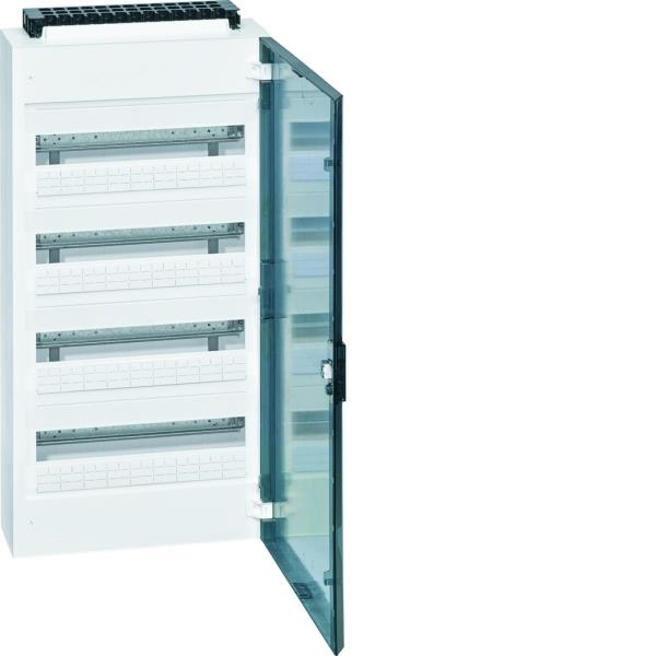 Hager Verdeler Vega IP40, 4x18modulen, deur transparant VB418P afbeelding 2