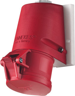Mennekes CEE form stopcontact 32A 4-polig 400v (27006)