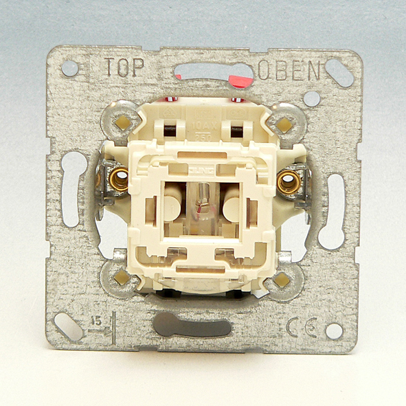 Jung 2 poligeschakelaar met controlelamp 529743 (502KOEU)