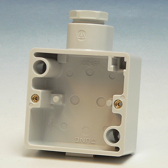 Opbouwbehuizing IP44 1v 1x PG16 wartel WG6 afbeelding 2