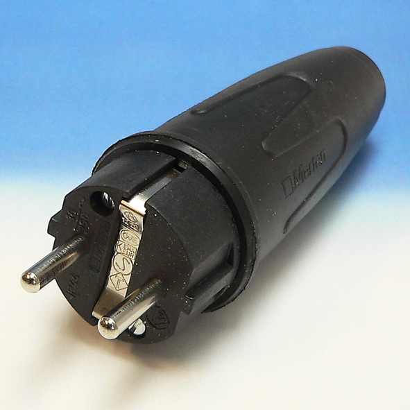 SCHNEIDER 123551 stekker RA ZWAAR VOLRUBBER afbeelding 2
