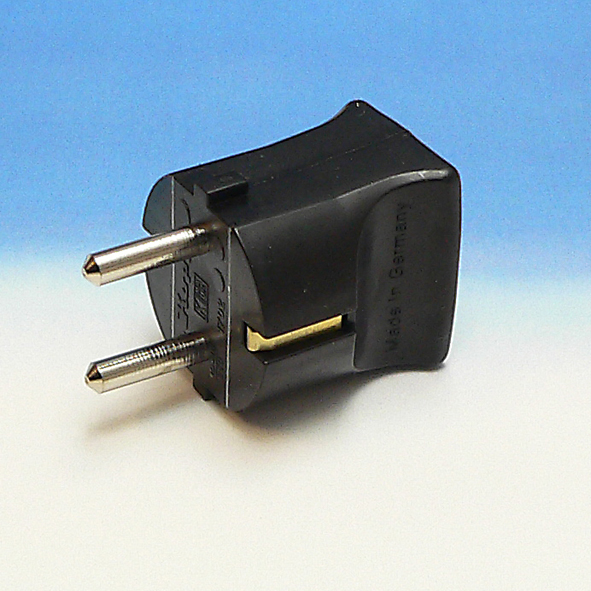 Stekker met randaarde Kopp klapstekker zwart klapt helemaal open makkelijk aan te sluiten afbeelding 2