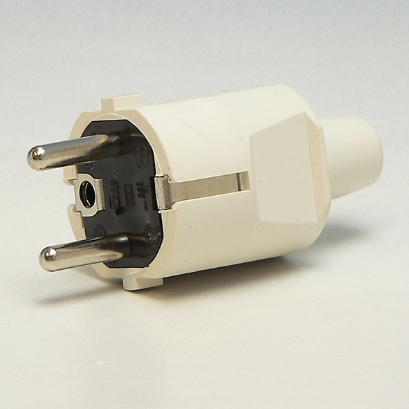 HAKA 519313 stekker RA WIT PVC afbeelding 2
