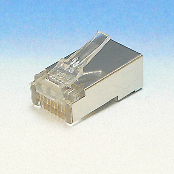 KLEMKO RJ458P8CROMAA stekker RJ45 CT5 FTP MASSSHIEL afbeelding 2