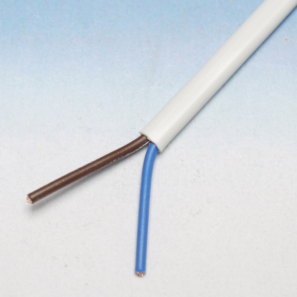 DONNE PLAT2X0.75WT R100 VINYLSNOER OVAAL WIT R100