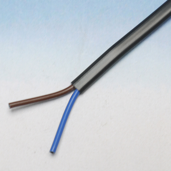 DONNE PLAT2X0.75ZW R100 VINYLSNOER OVAAL ZWART R100 afbeelding 2
