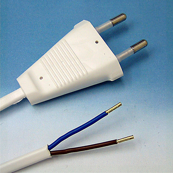 HAKA EURO 2X0.75 WT 1.5M AANSLUITSN 1.5M WT EURO