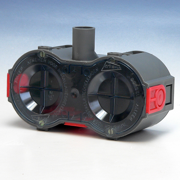 UD50 Duo-doos 16mm dubbele inbouwdoos