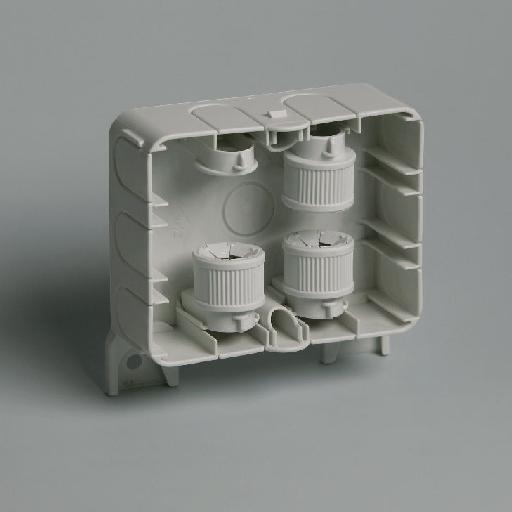 Attema AK2-S onderbak IP40+3 invoeren Cable-mate 2252