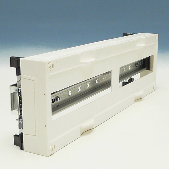 Hager Sleufunit 2x12 modulen leeg 150x500mm UD12B1 afbeelding 2