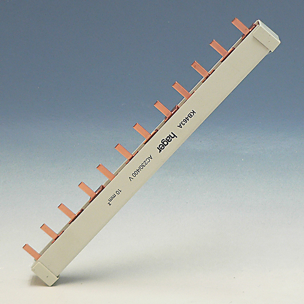 Hager Kamrail stift 3x4-polig 63A 10mm² KB463A afbeelding 2