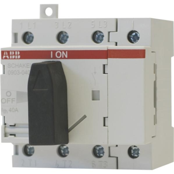 ABB HAF 0903.041 DRAAISCH 4P 63A V DIN-RAIL afbeelding 2