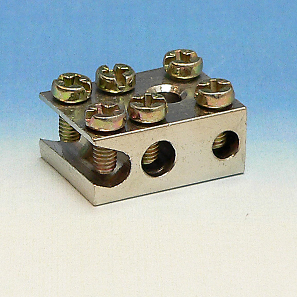 JMV Radiatorklem 2x25/1x6 'E' 9200044 schuin open