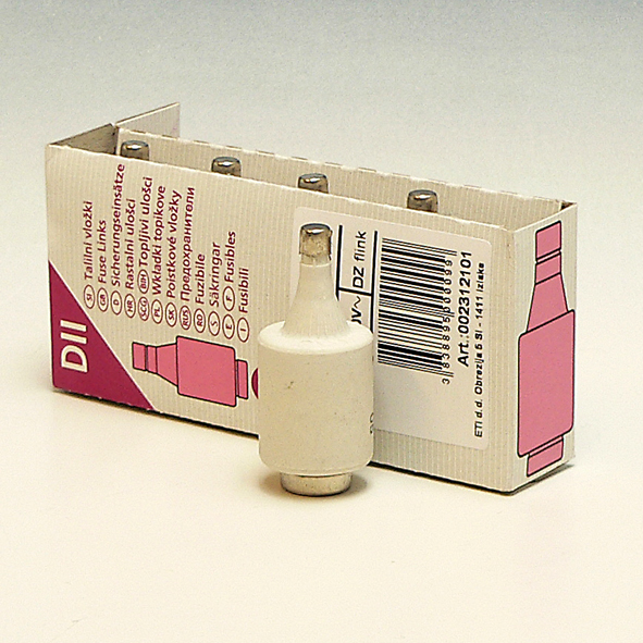 ETI Zekering 500V~ 2A snel DII roze afbeelding 2