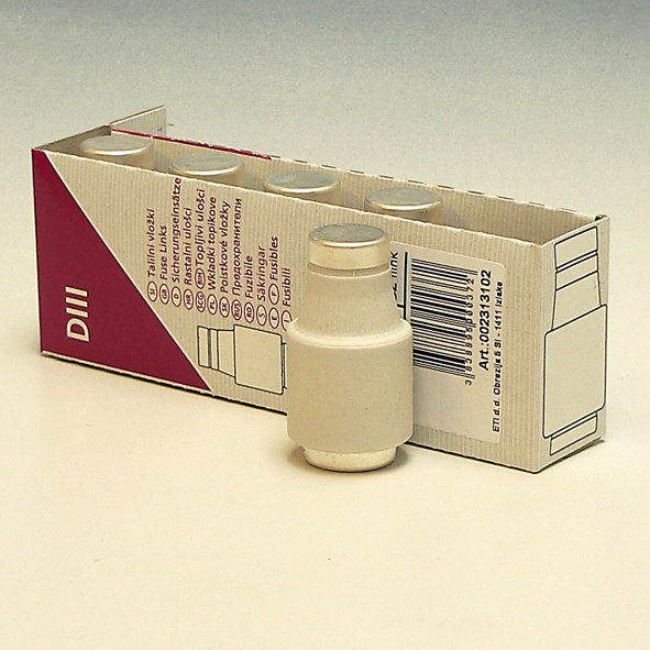 ETI Zekering 500V~ 50A snel DIII wit afbeelding 2