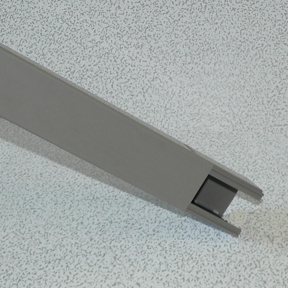 Bodemprofiel+deksel LF 60x60 RAL7030 grijs afbeelding 2