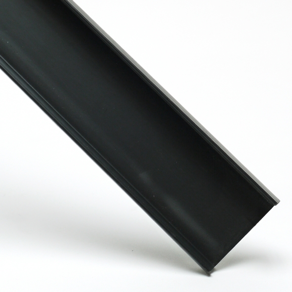 Scheidingsschot wandgoot pvc zwart afbeelding 2