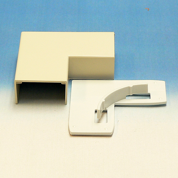 P25/K25 haaks hoekstuk FW25 crème RAL1013 5660 afbeelding 2