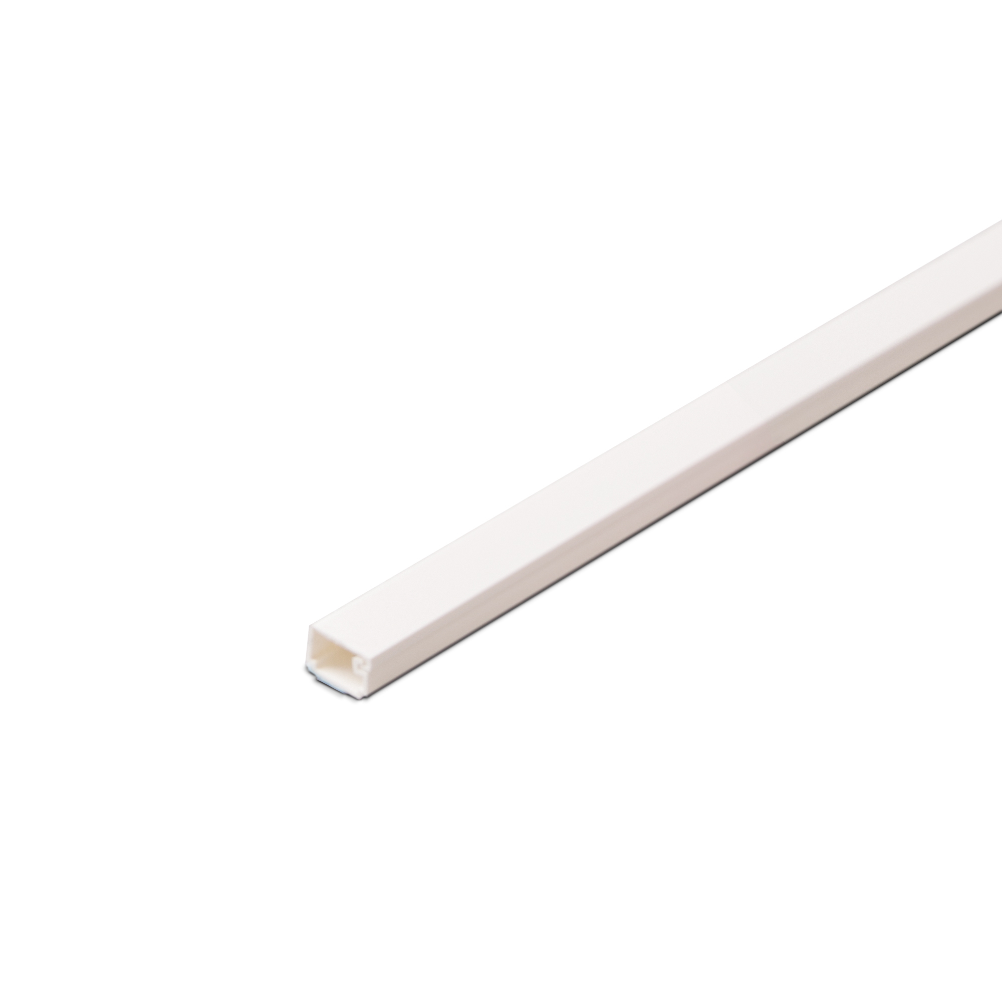 Kabelgoot wit 15x10mm 2 meter RAL 9010 in folie Canalit 911936