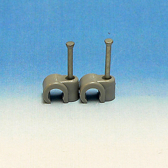 Mepac spijkerclip 5/7mm grijs