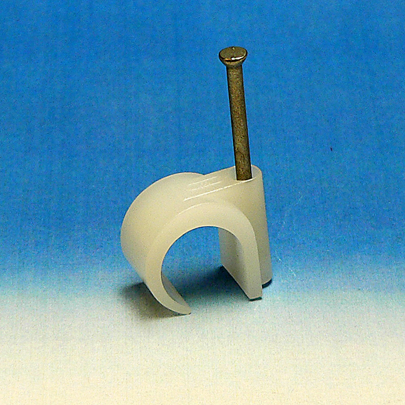 Spijkerclips 16-19mm transparant spijkerlengte 40mm