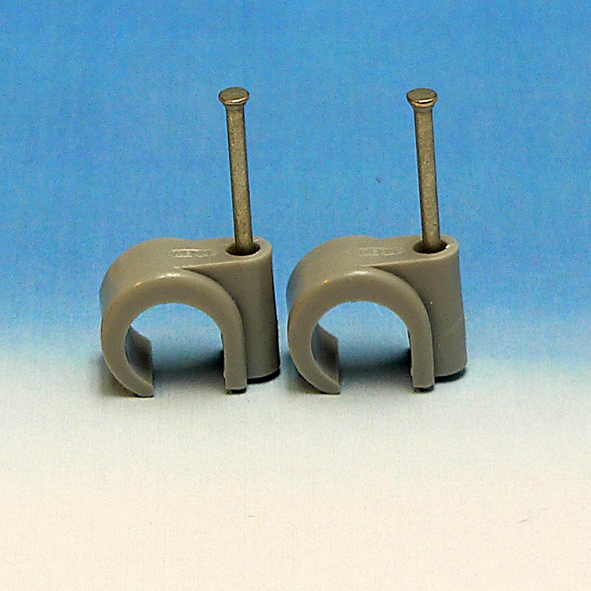 Spijkerclip 11-15mm staal 35mm grijs afbeelding 2