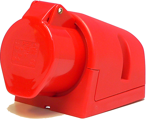 PCE CEE-form WCD 16A 5p 6h IP44 opbouw 115-6RV