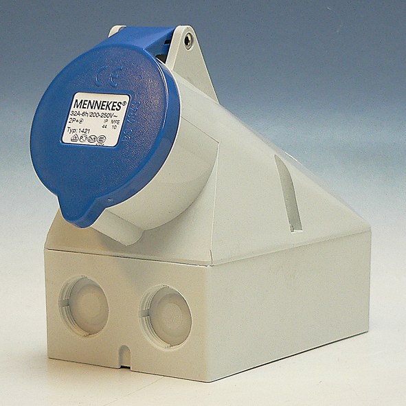 MENNEKES CEE 1421 WCD 32A 3P OPB 230V G4 afbeelding 2