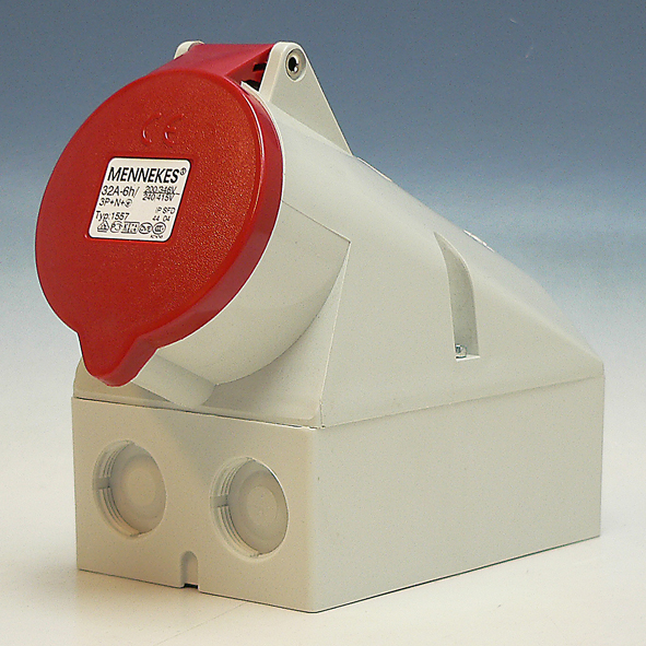 MENNEKES CEE 1557 WCD 32A 5P OPB 400V G4