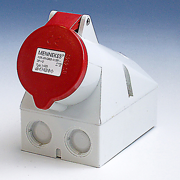 MENNEKES CEE 1425 WCD 32A 4P OPB 400V G4 afbeelding 2