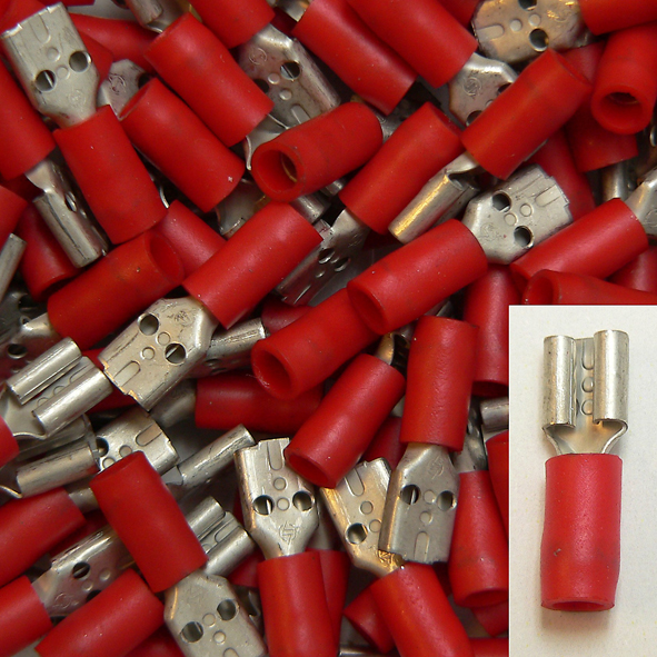 KLAUKE 820/2 KABELSCH VLAKBUS 4.8 RO 1MM afbeelding 2