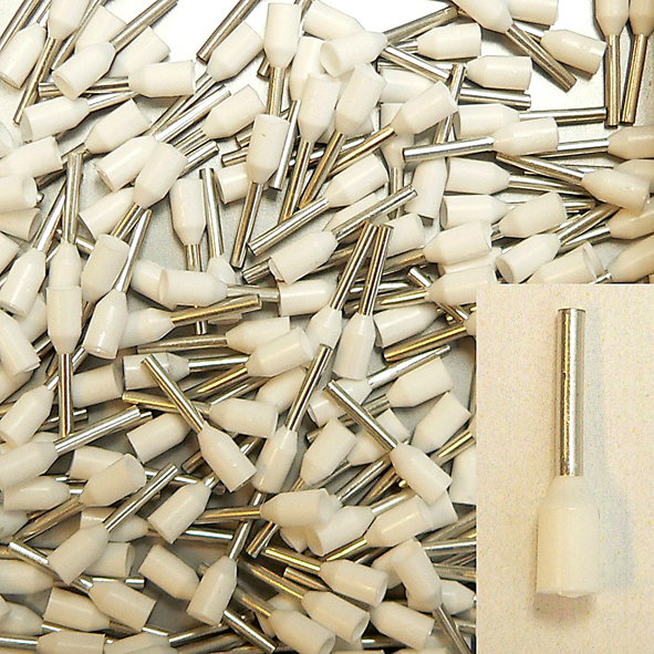KLAUKE 469/8 ADEREINDHULS 0.5MM2 WT L=8 afbeelding 2