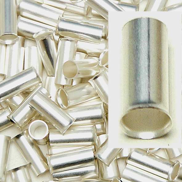 KLAUKE 72S/6 ADEREINDHULS 1MM2 ZILV L=6 afbeelding 2