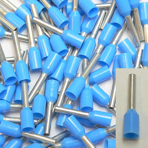 KLAUKE 170/8 ADEREINDHULS 0.75MM2 BL L=8 afbeelding 2