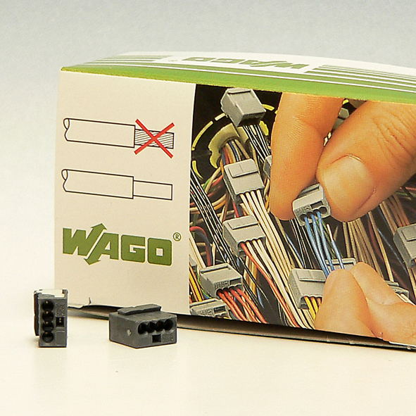 WAGO lasklem Micro 243204 donkergrijs 4V 100 stuks afbeelding 2