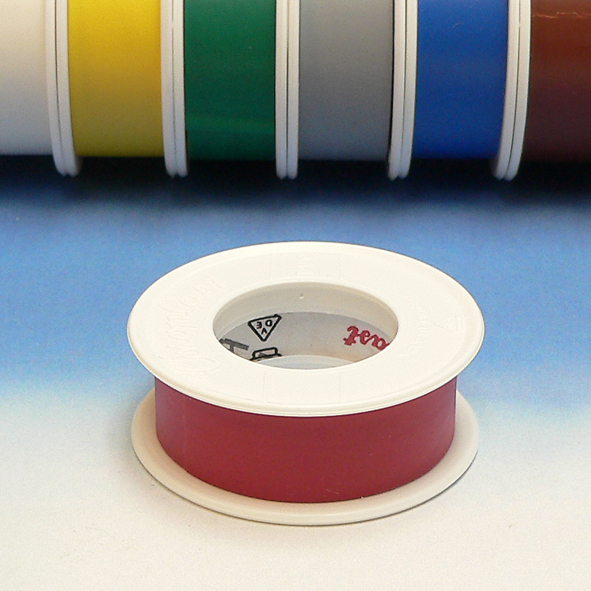Coroplast 302 isolatietape 15mm rood 4,5m afbeelding 2