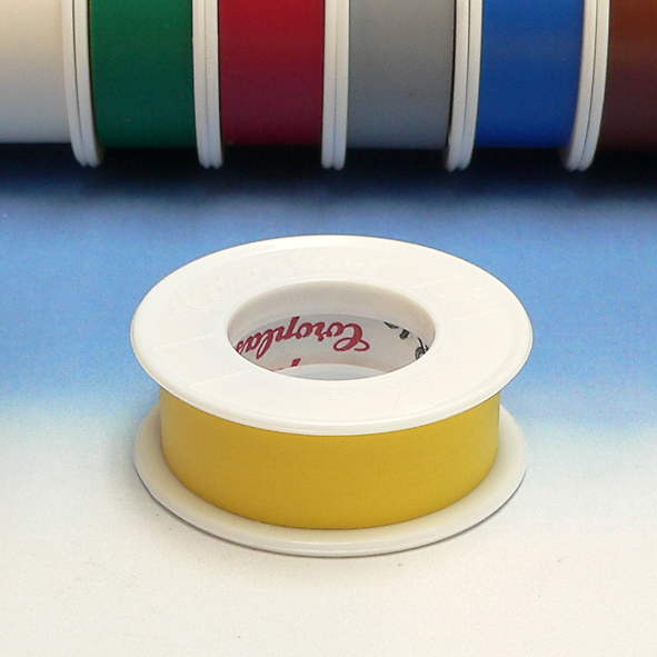 Coroplast 302 isolatietape 15mm geel 10m afbeelding 2
