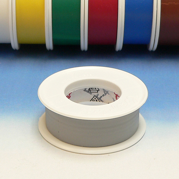 Coroplast 302 isolatietape 15mm grijs 10m afbeelding 2