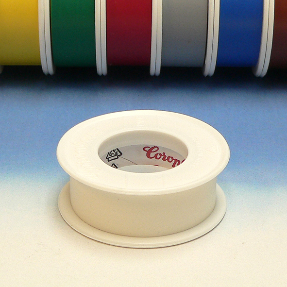Coroplast 302 isolatietape 15mm wit 10m